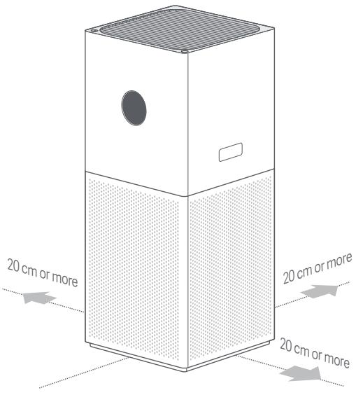 Xiaomi Smart Air Purifier 4 Lite - Placing the purifier - 1