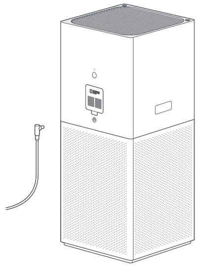 Xiaomi Smart Air Purifier 4 Lite - Menghubungkan ke outlet listrik - 1