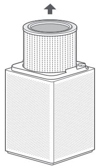 Xiaomi Smart Air Purifier 4 Lite - Removing the old filter - 1
