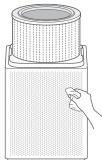 Xiaomi Smart Air Purifier 4 Lite - Membersihkan sensor partikel laser - 2