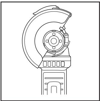 DEXTER 800AG2-125.5001 EAN CODE : 3276007726442 Angle Grinder - Installation ou déplacement du carter de protection - 1