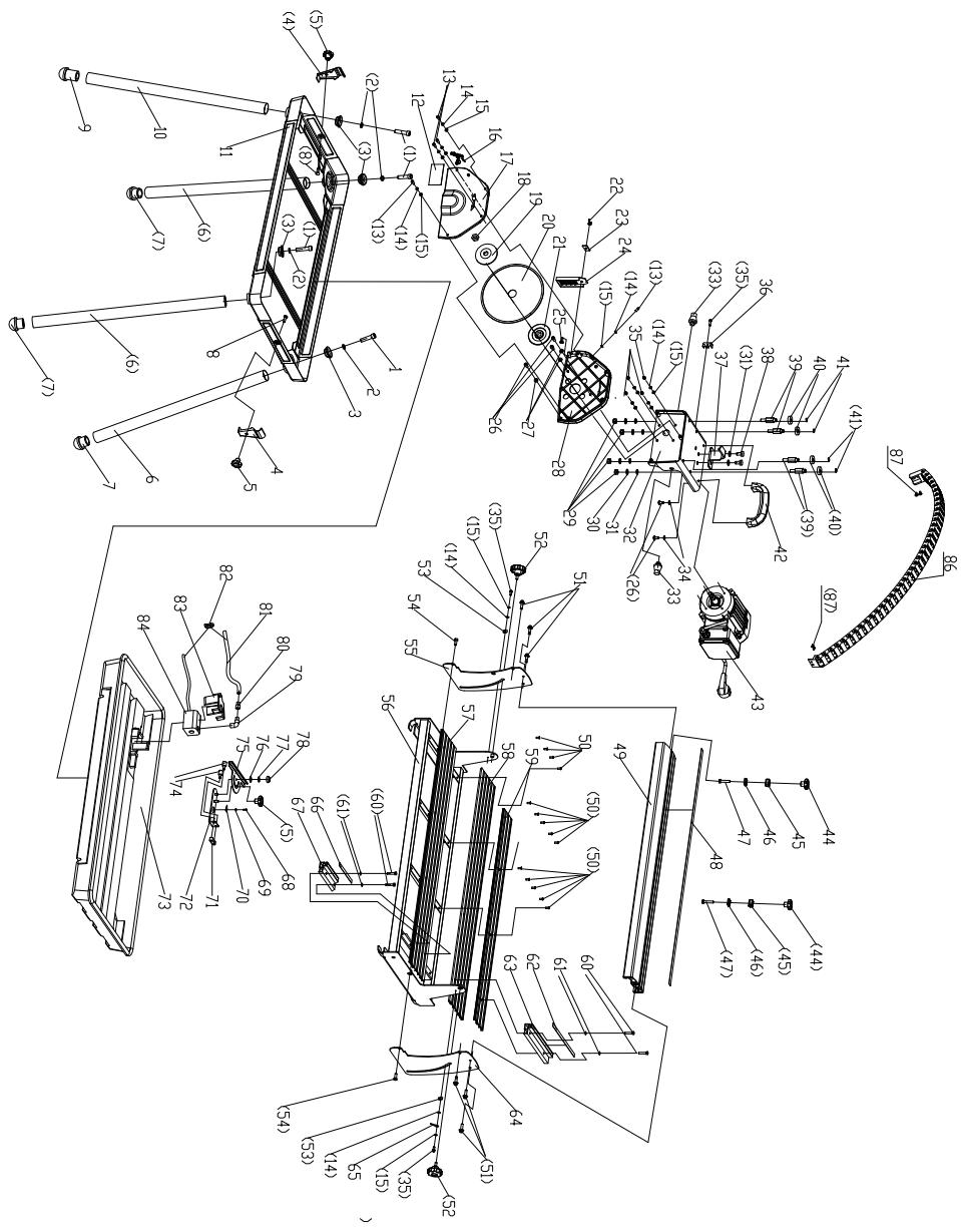 DEXTER 800ETC1-20030.1 - EXPLODED VIEW - 1