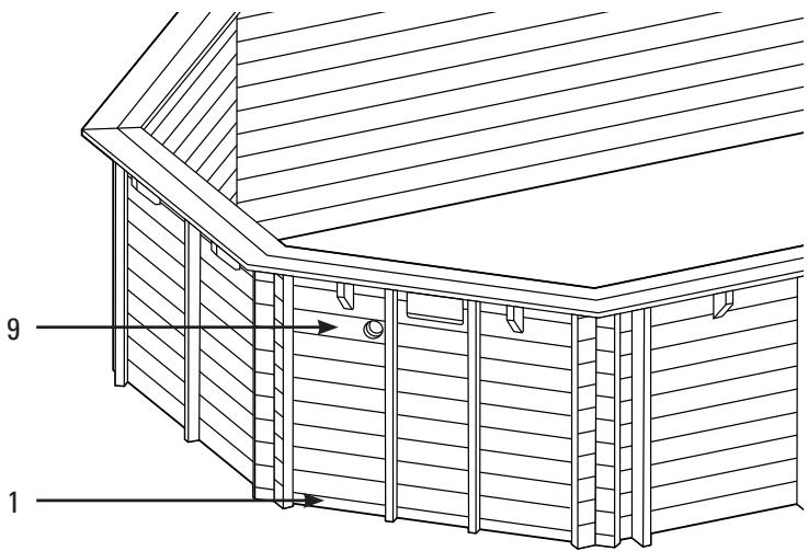 GRE VERMELA - Belangrijk: De installmentie de uw zwembad vereist het aanleggen van een gewapende betonvloer met verzels of gelaste betonvlecht. - 9
