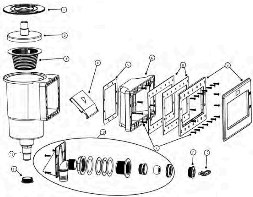 GRE VERMELA - FIXACAO DO SKIMMER - 1