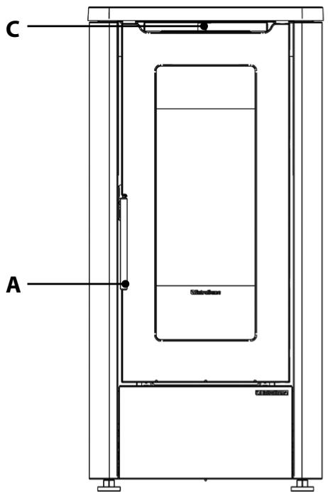 EXTRAFLAME DAHIANA VFS - DAHIANA PLUS VFS - DÉTAILS DAHIANA VFS - 1