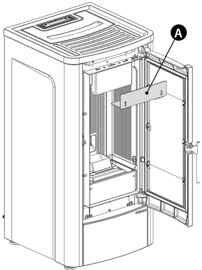 EXTRAFLAME DAHIANA VFS - DAHIANA PLUS VFS - NETTOYAGE PARTIE SUPÉRIEURE ÉCHANGEUR THERMIQUE : - 1