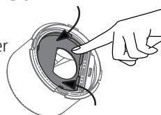 AUTOGYRE TWIN AIR DF70 - - Réglage à 30 m³/h : - 1