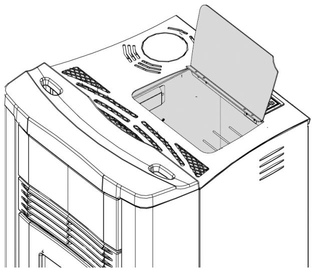 EXTRAFLAME GIUSY EVO 2.0 - GIUSY PLUS EVO 2.0 - STOCKAGE DU GRANULE - 1