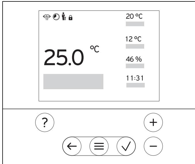SAUNIER DUVAL MICRO SENSE - Écran, interface utiliseur et symboles - 1