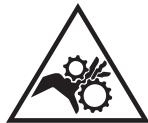 GYS EASYMIG 110-130-140-150 - RISK OF INJURY DUE TO MOVING PARTS - 1