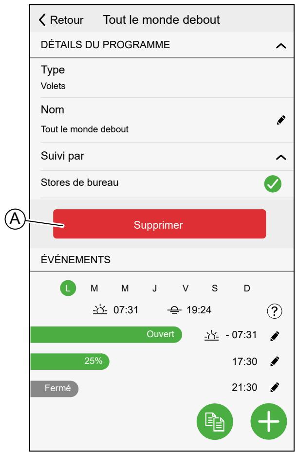 SCHNEIDER ELECTRIC MUREVA EVLINK - Suppression d'un programme - 1