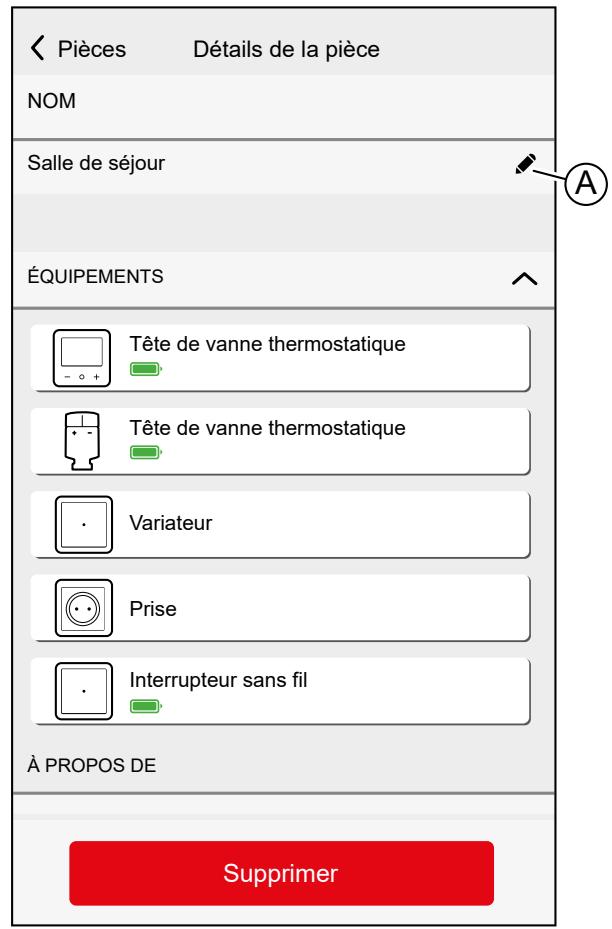SCHNEIDER ELECTRIC MUREVA EVLINK - Changer le nom d'unepiece - 1