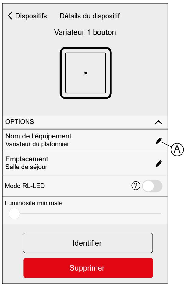 SCHNEIDER ELECTRIC MUREVA EVLINK - Changer le nom d'un dispositif - 1
