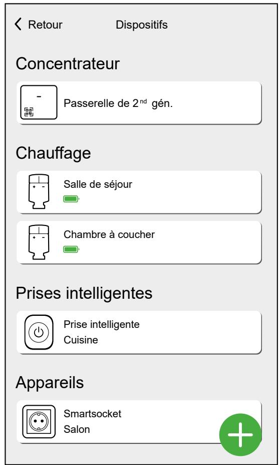 SCHNEIDER ELECTRIC MUREVA EVLINK - Appuyez sur Equipements (B). - 2