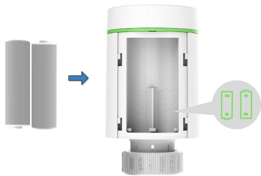 EZVIZ T55 - Installation des piles - 3