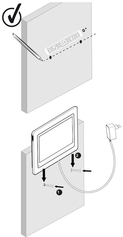LEXMAN SOLAR PANEL WIRELESS VIDEOPHONE + 2 BADGES - STAREA BATERIEI - 10
