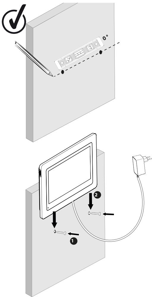 LEXMAN SOLAR PANEL WIRELESS VIDEOPHONE + 2 BADGES - ÉTAT DE LA BATTERIE - 11