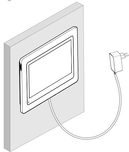 LEXMAN SOLAR PANEL WIRELESS VIDEOPHONE + 2 BADGES - ÉTAT DE LA BATTERIE - 12
