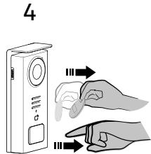 LEXMAN SOLAR PANEL WIRELESS VIDEOPHONE + 2 BADGES - UZYTKOWANIE IDENTYFIKATORów - 10