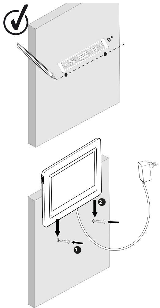 LEXMAN SOLAR PANEL WIRELESS VIDEOPHONE + 2 BADGES - IMPORTANT: É aconselhável carregar totalmente a bateria antes de a utiliser. - 9