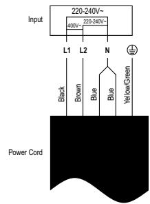 ROSIERES RIFS85MCTT/1 - Connecting the hob to the mains power supply - 4
