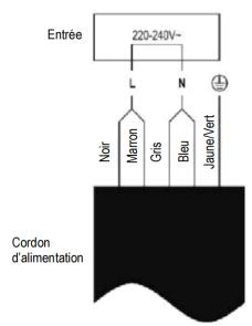 ROSIERES RIFS85MCTT/1 - Branchement de la plaque sur le secteur - 3