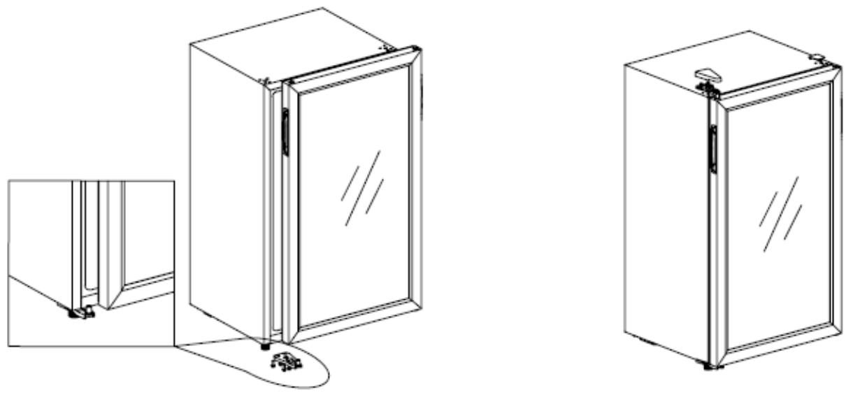 BRANDT BFW105GB - Reversing the opening direction of the door - 7