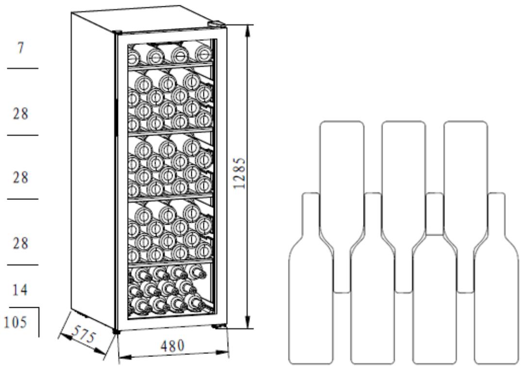 BRANDT BFW105GB - Conservation du vin - 1
