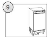 CANDY CM4SE68W - CÓMOPANELAR LA PUERTA DEL ELECTRODOMÉSTICO - 8