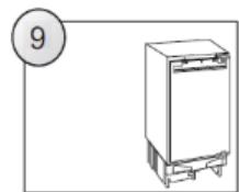CANDY CM4SE68W - DE PLANK VAN HET MEUBEL OP DE DEUR VAN HET APPARAAT VASTMAKEN - 9