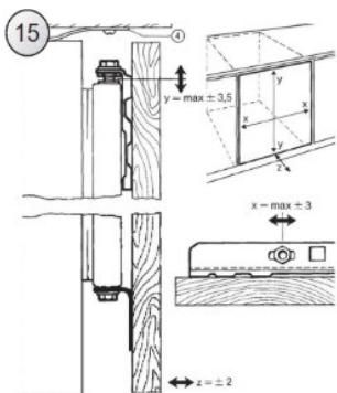 CANDY CM4SE68W - DE PLANK VAN HET MEUBEL OP DE DEUR VAN HET APPARAAT VASTMAKEN - 14