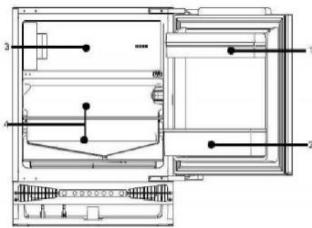 CANDY CM4SE68W - Kaldt oppbevaringsrom - 1