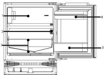 CANDY CM4SE68W - KOELKASTDIAGRAM - 1