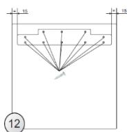 CANDY CM4SE68W - FITTING FURNITURE BOARD TO APPLIANCE DOOR - 12