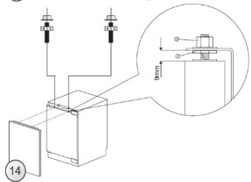 CANDY CM4SE68W - FITTING FURNITURE BOARD TO APPLIANCE DOOR - 14