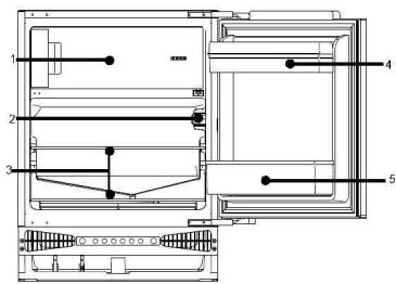 CANDY CM4SE68W - IMMAGINE DEL FRIGORIFERO - 1