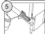 CANDY CM4SE68W - FITTING FURNITURE BOARD TO APPLIANCE DOOR - 9
