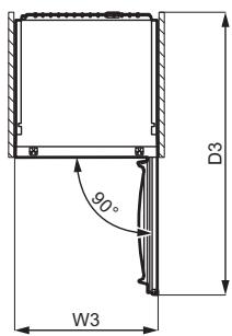 ELECTROLUX KRB3DE12S - Dimensions - 3