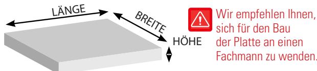 GRE CARRA 3 - Wichtig: Der Einbau Ihres Pools umfasst den Bau einer Stahlbetonplatte mit Fasern oder einer geschweiben Bewehrungsmatte. - 1