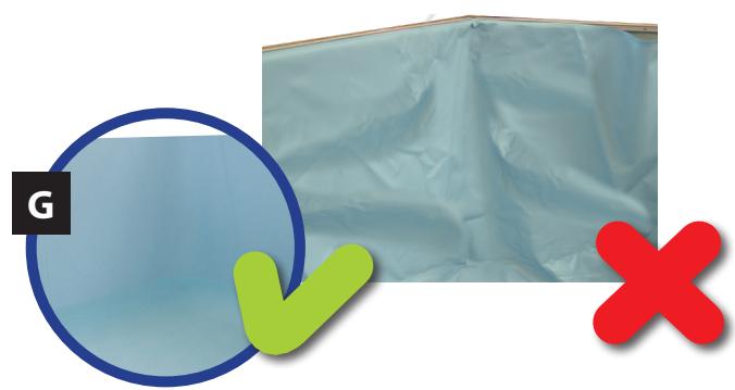 GRE CARRA 3 - FR La buse de refoulement sert a faire entrer I'eau filtrée dans le bassin. Elle traverse la paroi via l'orifice circulaire réservé sur le madrier pré-percé. MISE EN PLACE - 15