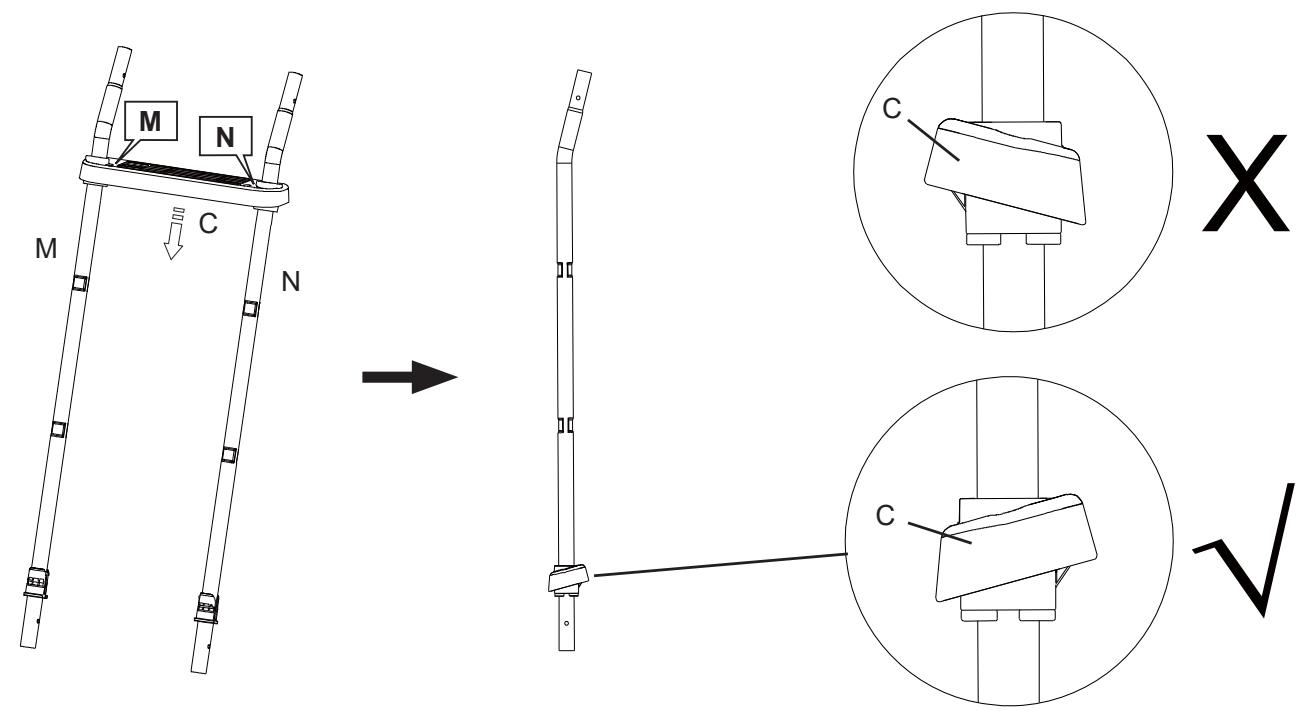 INTEX TOBOGGAN AUTOPORTANT - INSTRUCTIONS DE MONTAGE (suite) - 2