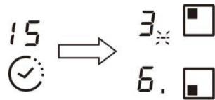 CANDY CI633CBB/1 - Si la minuterie est réglée sur plus d'une zone : - 1