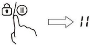 CANDY CI633CBB/1 - Folosirea funcției Pauză - 1