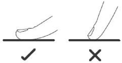 CANDY CI633CBB/1 - Utilisation des commandes tactiles - 1