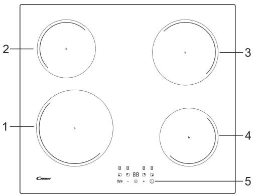CANDY CI633CBB/1 - Επισκόπηση προϊόντος - 1