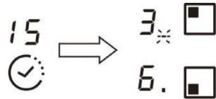 CANDY CI633CBB/1 - Si el temporizador está configurado en más de una zona: - 1