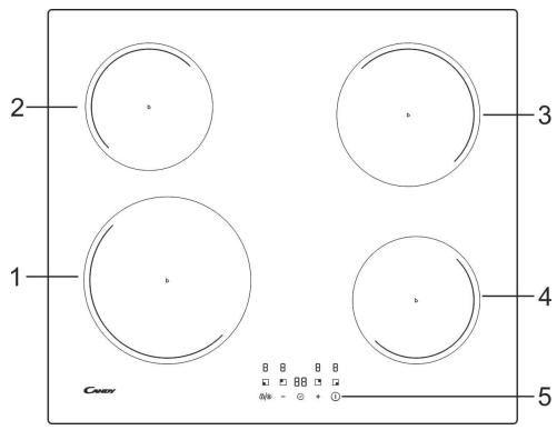 CANDY CI633CBB/1 - Product Overview - 1