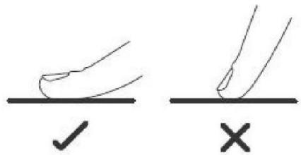 CANDY CI633CBB/1 - Utilizarea comenzilor tactile - 1