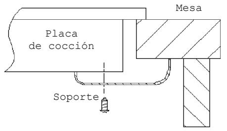 CANDY CI633CBB/1 - Colocar las abrazaderas de fijación - 1