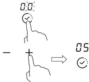 CANDY CI633CBB/1 - Utilisation de la minuterie comme alarme - 1